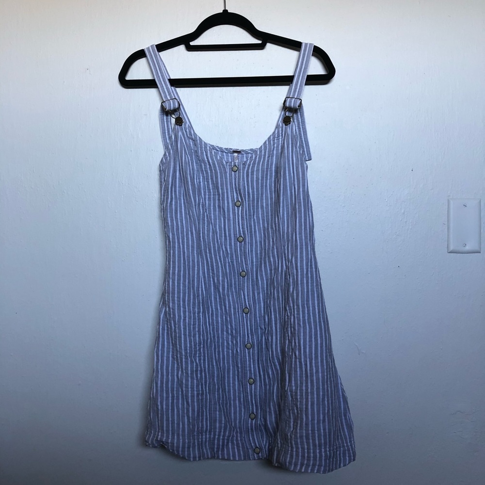 Free people grey striped dress